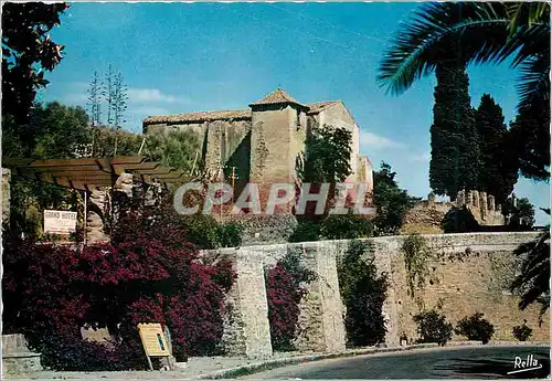 Cartes postales moderne La Cote des Maures Bormes les Mimosas (Var) L'arrivee a Bormes et la chapelle Saint Francois