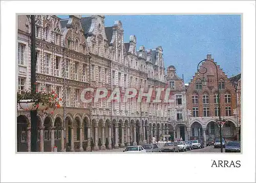 Moderne Karte Arras (Pas de Calais) La grande Place les Arcades