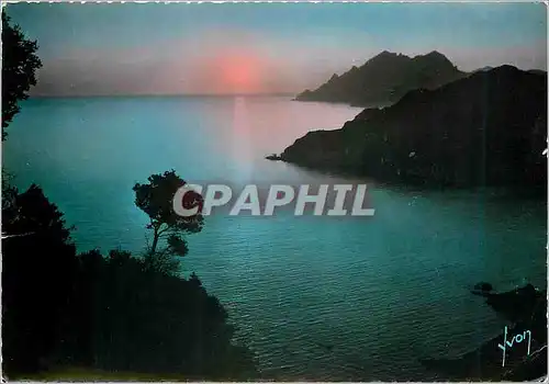 Cartes postales moderne Golfe de Porte (Corse) Crepuscule