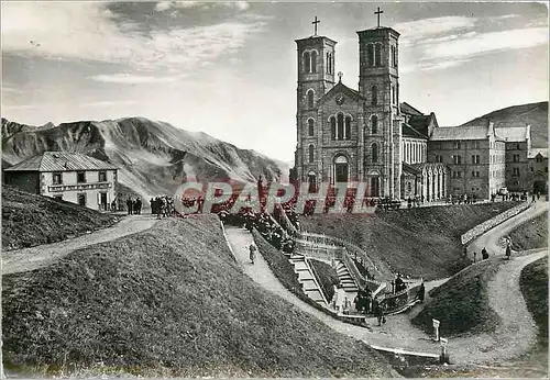 Moderne Karte Pelerinage de Notre Dame de la Salette les lieux de l'Apparition et la Basilique