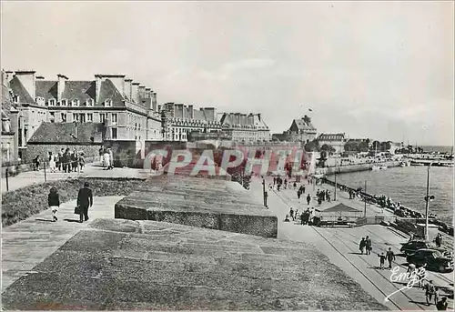 Moderne Karte Saint Malo Le Bastion Saint Louis les remparts le