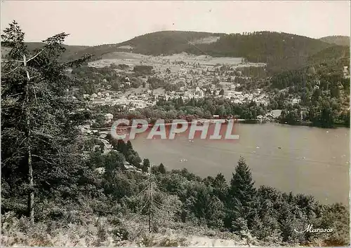 Moderne Karte chateau Gerardmer (Vosges) Partie de la Ville et le lacLa Corse Ile de Beaute Calvi le Village d