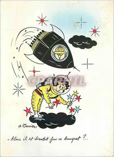 Cartes postales moderne Les Fusees (Par Meunier)