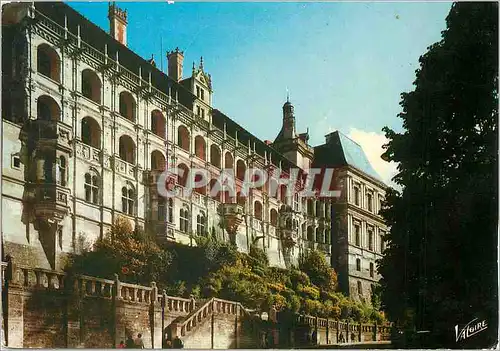 Cartes postales moderne Blois (Loir et Cher) L'Aile Francois Ier au facade des Loges du Chateau