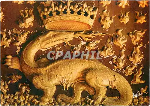 Cartes postales moderne Blois (Loir et Cher) Le chateau la Salamande embleme du Roi Francois Ier