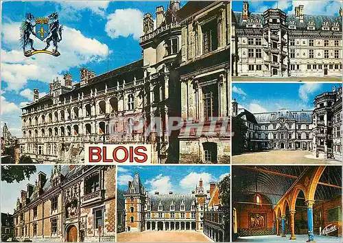 Cartes postales moderne Blois (Loir et Cher) Le chateau la facade des Loges (1515 1524)