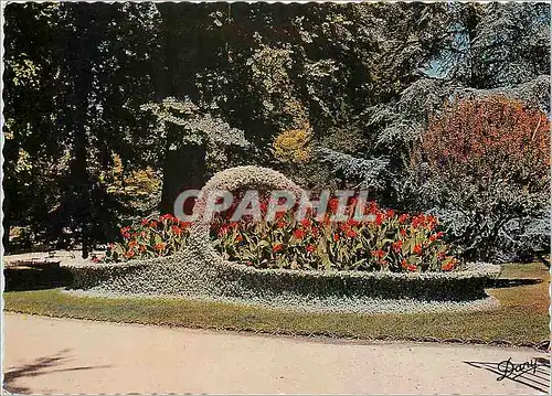 Moderne Karte Bordeaux Le jardin Public Le panier Fleuri