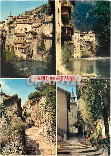 Moderne Karte Souvenir de Pont en Royans (Isere)