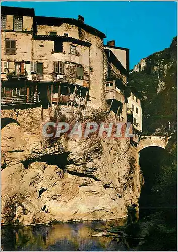 Moderne Karte Le Vercors Pont en Royans le Pont Picard et la Bourne