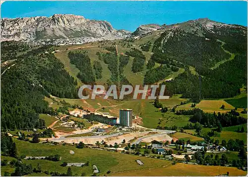 Moderne Karte Au Coeur du Vercors Le Balcon de Villard de Lans (Isere) Alt 1156 m les pistes de la Cote 2000 e