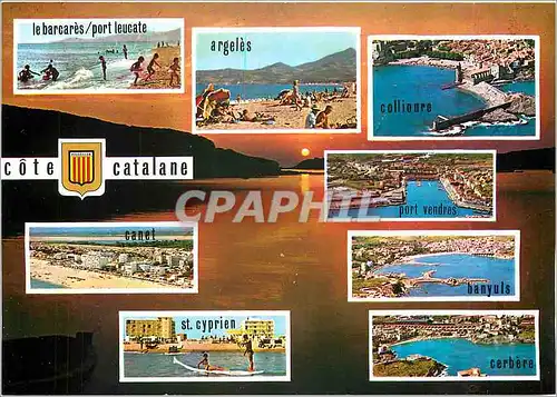 Cartes postales moderne Lumiere et Couleurs du Roussillon Plage du Barcares Argeles