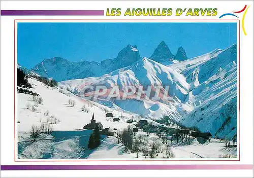 Cartes postales moderne Les Aiguilles d'Arves Savoie village de Montrond