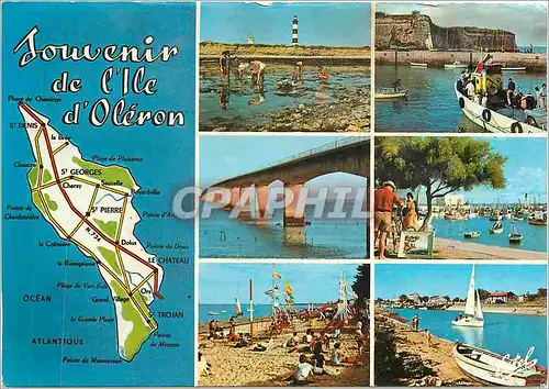 Cartes postales moderne Souvenir de l'Ile d'Oleron (Charente Mme)