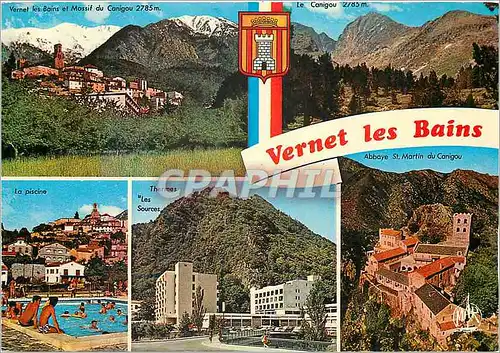 Cartes postales moderne En Parcourant le Roussillon Vernet les Bains alt 650 m et ses environs