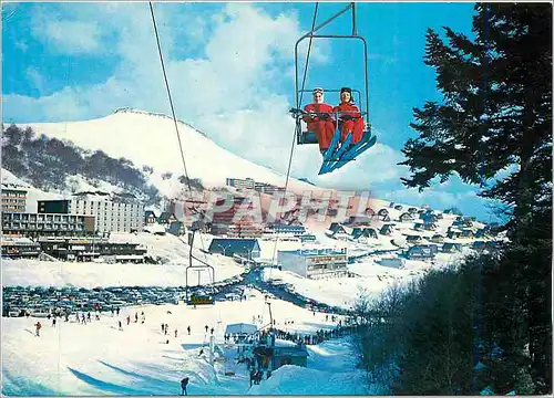 Cartes postales moderne Sports d'Hiver en Auvergne super Besse alt 1300 1850 m