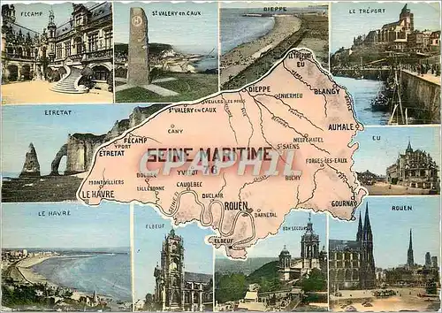 Cartes postales moderne La Seine Maritime