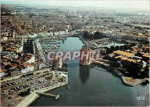 Moderne Karte La Rochelle Charente Maritime Vue generale du Port