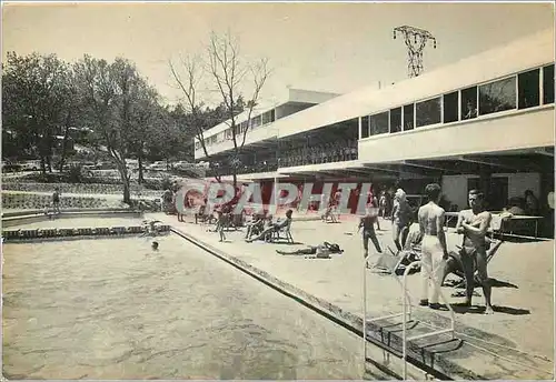 Moderne Karte Village des Restanques St Pons les Mures Grimaud Var La Piscine et le bloc Restaurant