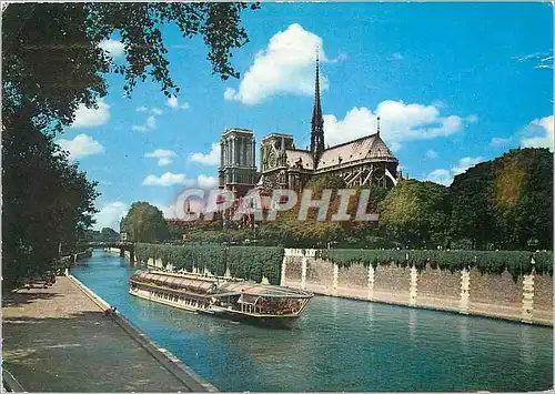 Cartes postales moderne Paris Notre Dame l'Abside et la Seine