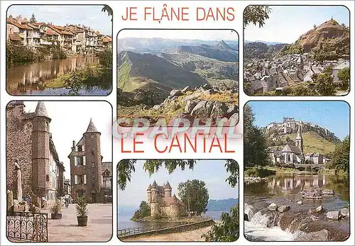 Cartes postales moderne Je Flane dans Le Cantal