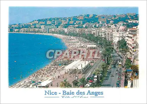 Moderne Karte Nice Baie des Anges