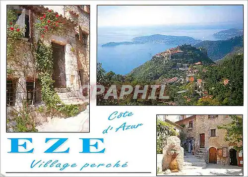 Cartes postales moderne Cote d'Azur Eze Village Perche