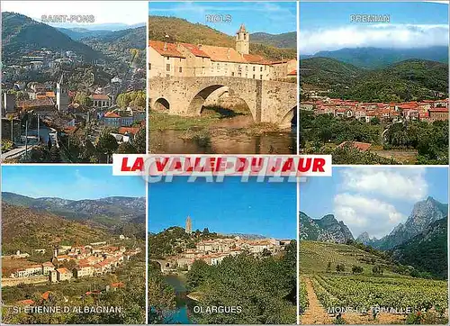 Cartes postales moderne La Vallee du Jaur Saint Pons Riols Premian St Etienne d'Albagnan Olargues Mons la Trivalle