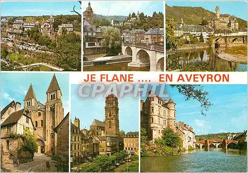 Cartes postales moderne Je Flane en Aveyron
