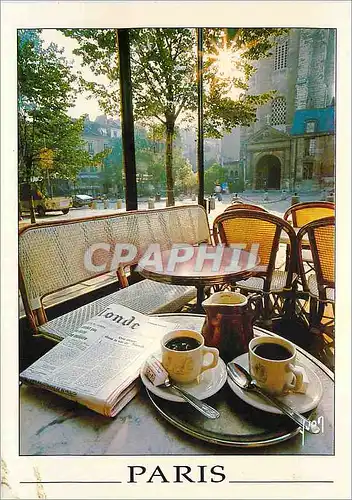 Cartes postales moderne Paris Petit dejeuner a Paris