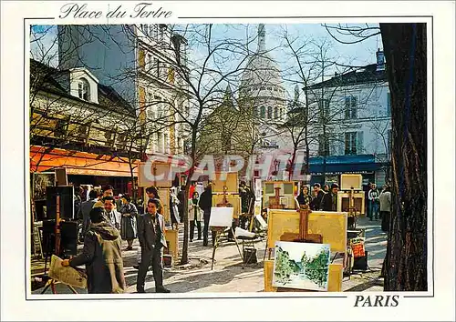 Moderne Karte Place du Tertre Paris