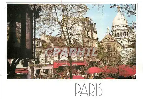 Cartes postales moderne Paris Montmartre La Place du Tertre