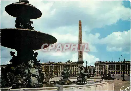 Cartes postales moderne Paris Place de la Concorde L'Obelisque