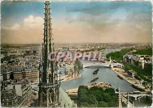 Cartes postales moderne Paris Vue panoramique prise de Notre Dame