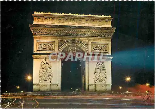 Moderne Karte Paris et ses Merveilles L'Arc de Triomphe de l'Etoile