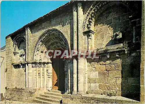 Cartes postales moderne Parthenay Deux Sevres Portail de Notre Dame de la Couldre de Style roman