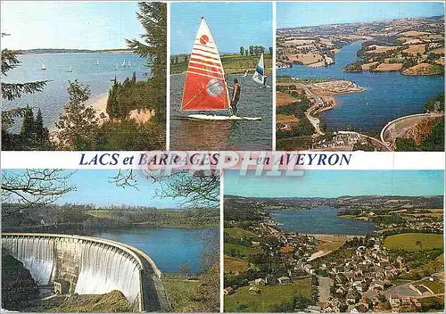 Cartes postales moderne Lacs et Barrages en Aveyron Pont de Salars