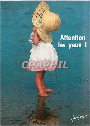 Cartes postales moderne Attention les Yeux