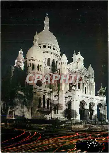 Cartes postales moderne Paris et ses Merveilles La Basilique du Sacre Coeur