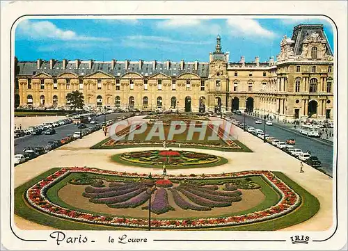 Moderne Karte Paris Le Louvre