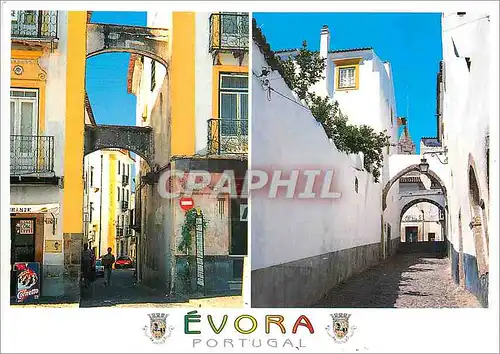 Moderne Karte Evora Portugal