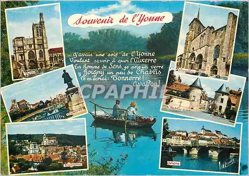 Cartes postales moderne Souvenir de l'Yonne