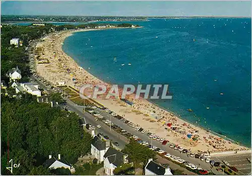 Moderne Karte Carnac La grande plage et les Villas