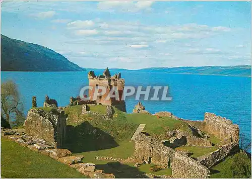 Moderne Karte Urquhart Castle from the South