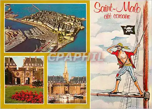 Cartes postales moderne Saint Malo Cite Corsaire Pirate