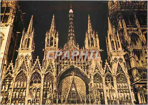 Cartes postales moderne Cathedrale Notre Dame de Rouen