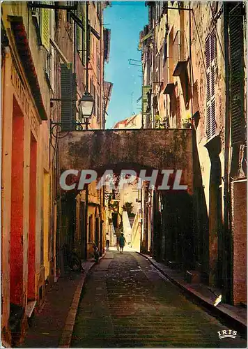 Cartes postales moderne La Cote d'Azur Menton Perle de France La rue Longue