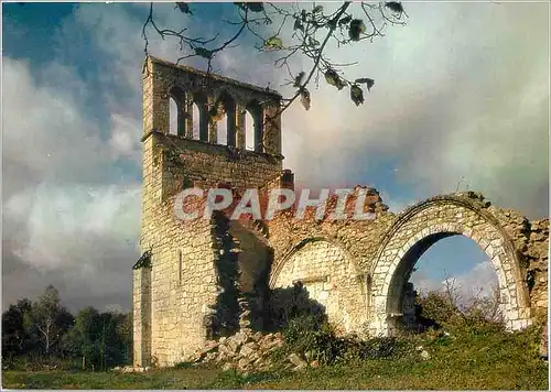 Moderne Karte Les Ruines de l'Ancienne eglise de Saint Geniez o Merle