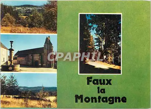 Cartes postales moderne Faux la Montagne