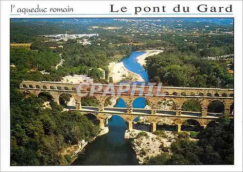 Moderne Karte L'Aqueduc Romain Le Pont du Gard