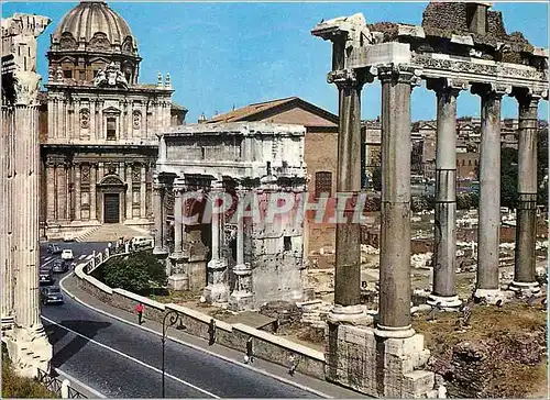 Moderne Karte Roma Arc de Septime Severe